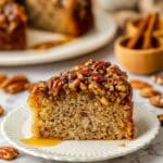 Pecan Pie Cake with Caramel Topping Recipe