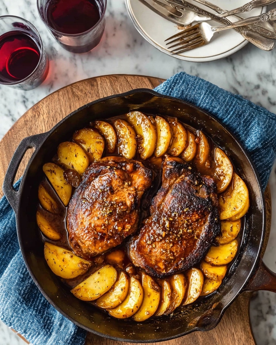 Apple Butter Pork Chops Recipe