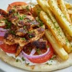 Chicken Shawarma with Garlic Yoghurt Sauce Recipe