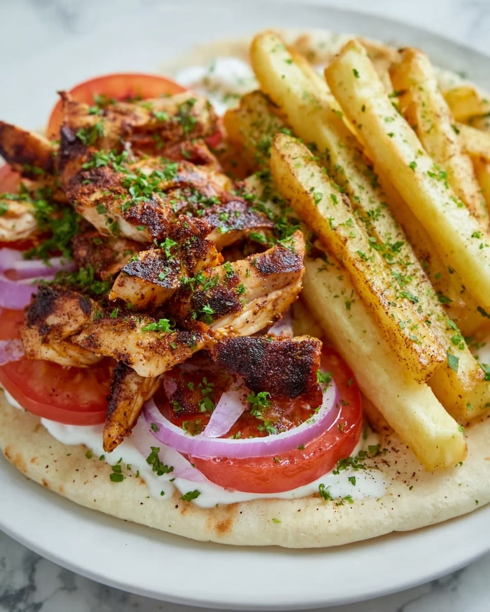 Chicken Shawarma with Garlic Yoghurt Sauce Recipe