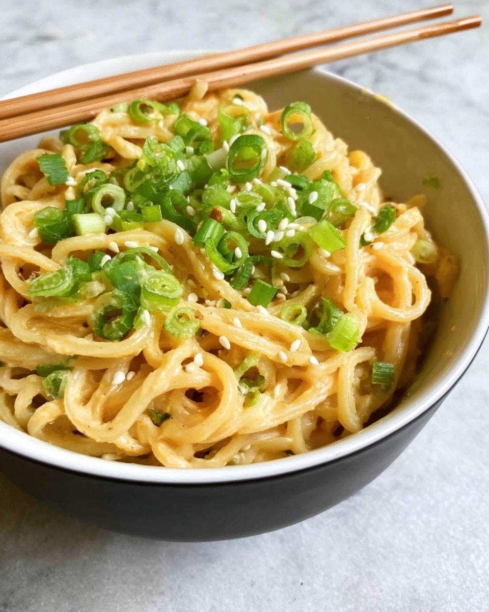Sesame Garlic Ramen Noodles (10 Minutes) Recipe