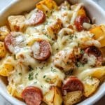 Cheesy Ranch Potatoes and Smoked Sausage Recipe