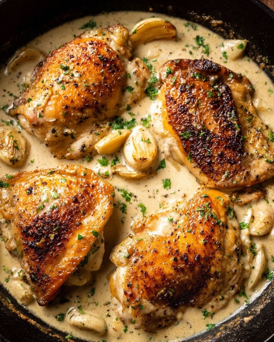Creamy Garlic Chicken Recipe