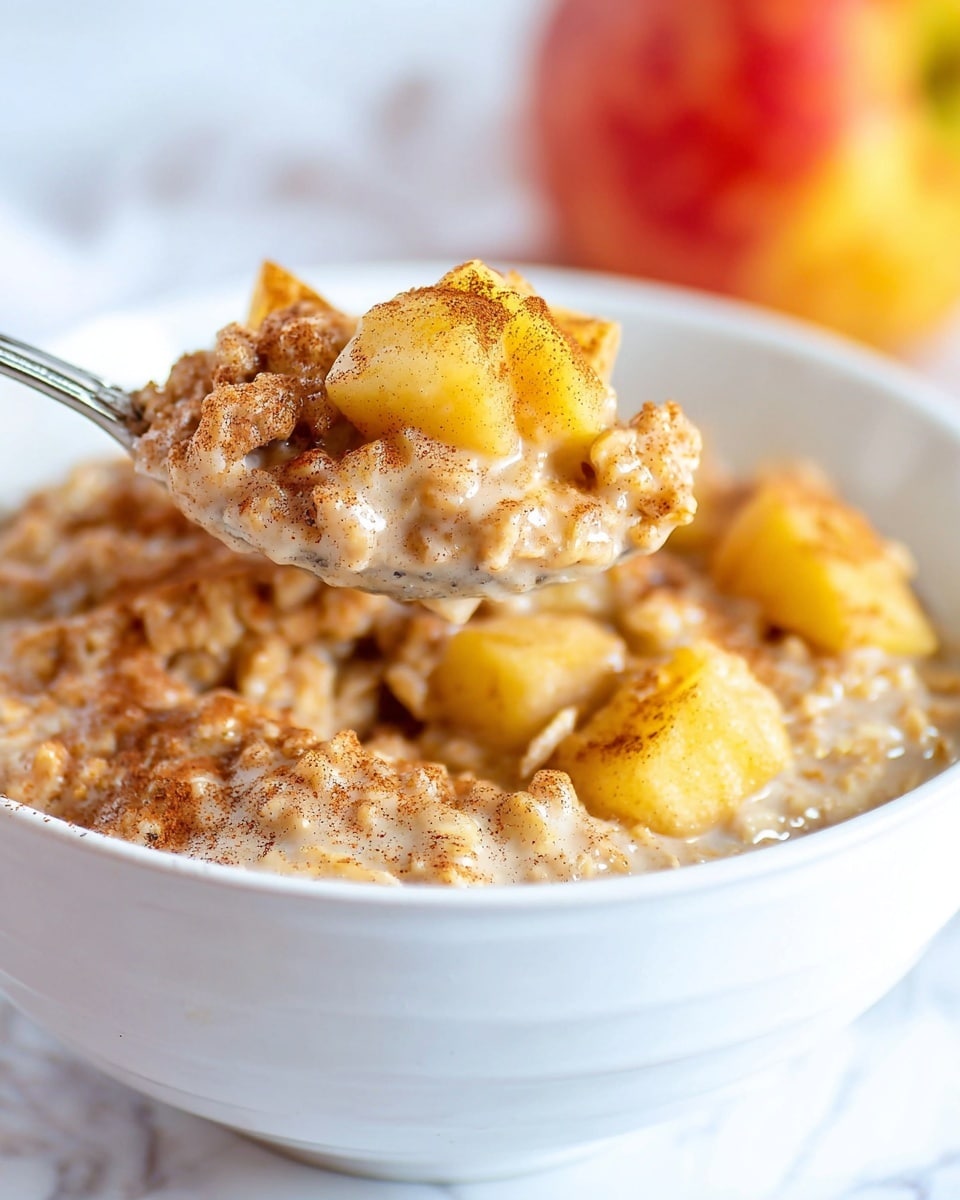 Apple Cinnamon Oatmeal (Stovetop) Recipe 4 Apple Cinnamon Oatmeal (Stovetop) Recipe