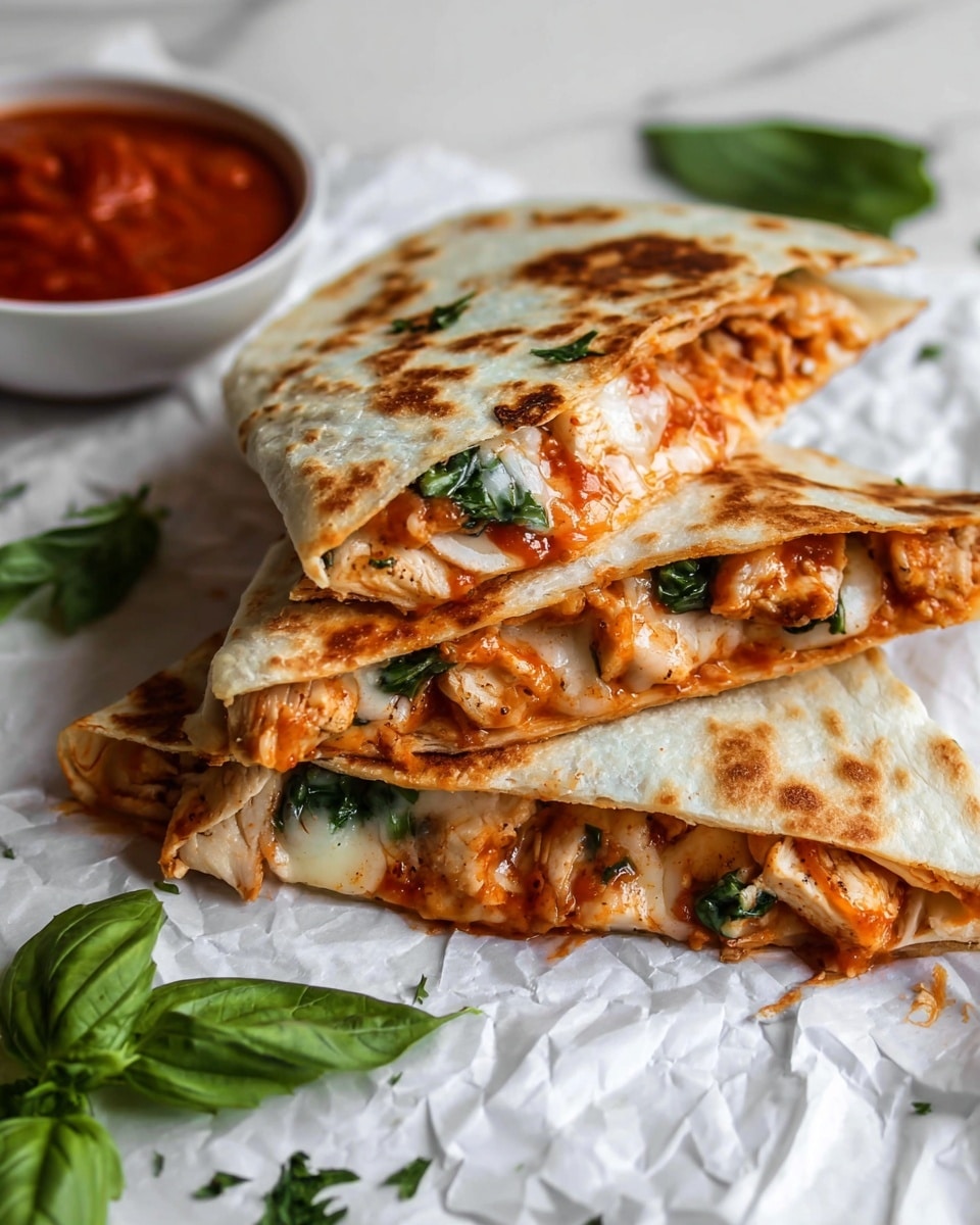Italian Chicken Quesadillas Recipe 4 Italian Chicken Quesadillas Recipe
