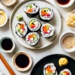 Vegetarian Sushi Rolls with Spicy Mayo Recipe 7 Vegetarian Sushi Rolls with Spicy Mayo Recipe
