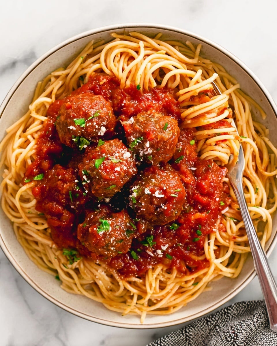 Italian Meatballs in Tomato Sauce Recipe