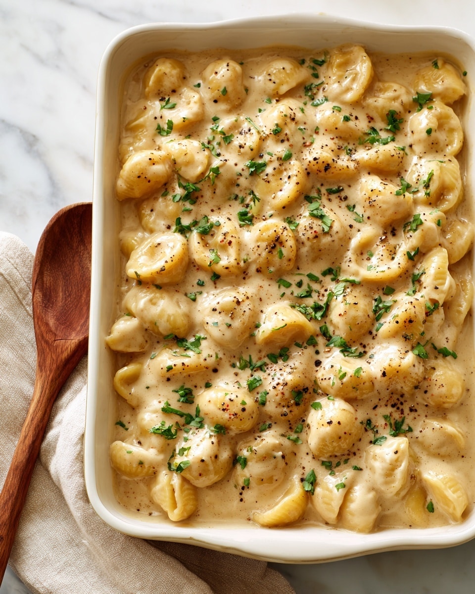 French Onion Pasta with Cheese Recipe - Recipe Image