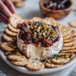 Baked Brie with Cranberry Sauce Recipe
