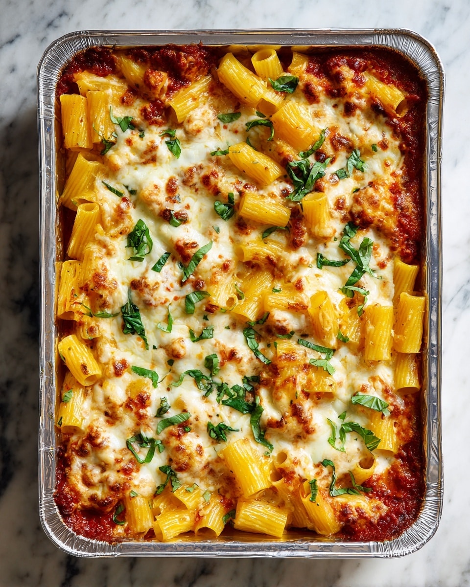 Cheesy Baked Ziti Recipe