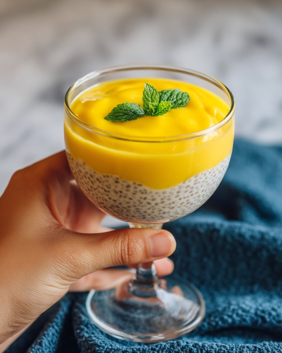 Mango Chia Seed Pudding Recipe - Recipe Image