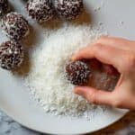 Vegan Chocolate Coconut Date Balls Recipe