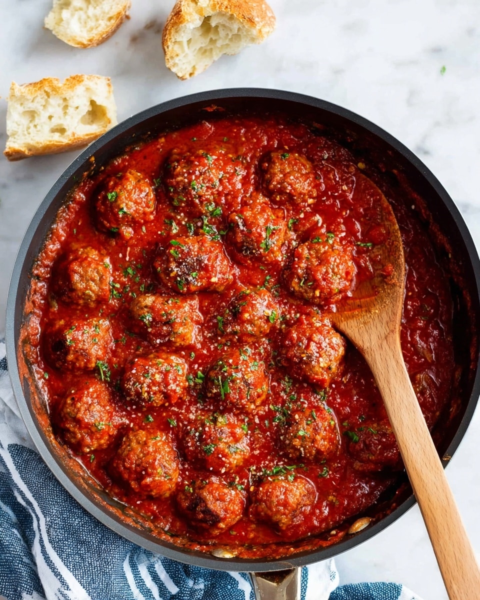Italian Meatballs in Homemade Tomato Sauce Recipe