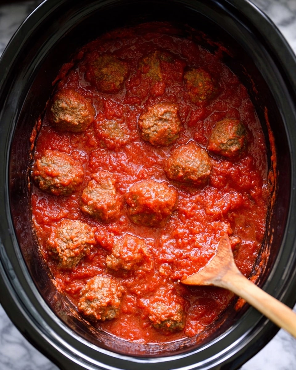 Slow Cooker Italian Meatballs Recipe