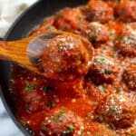 Easy Italian Meatballs with Marinara Recipe