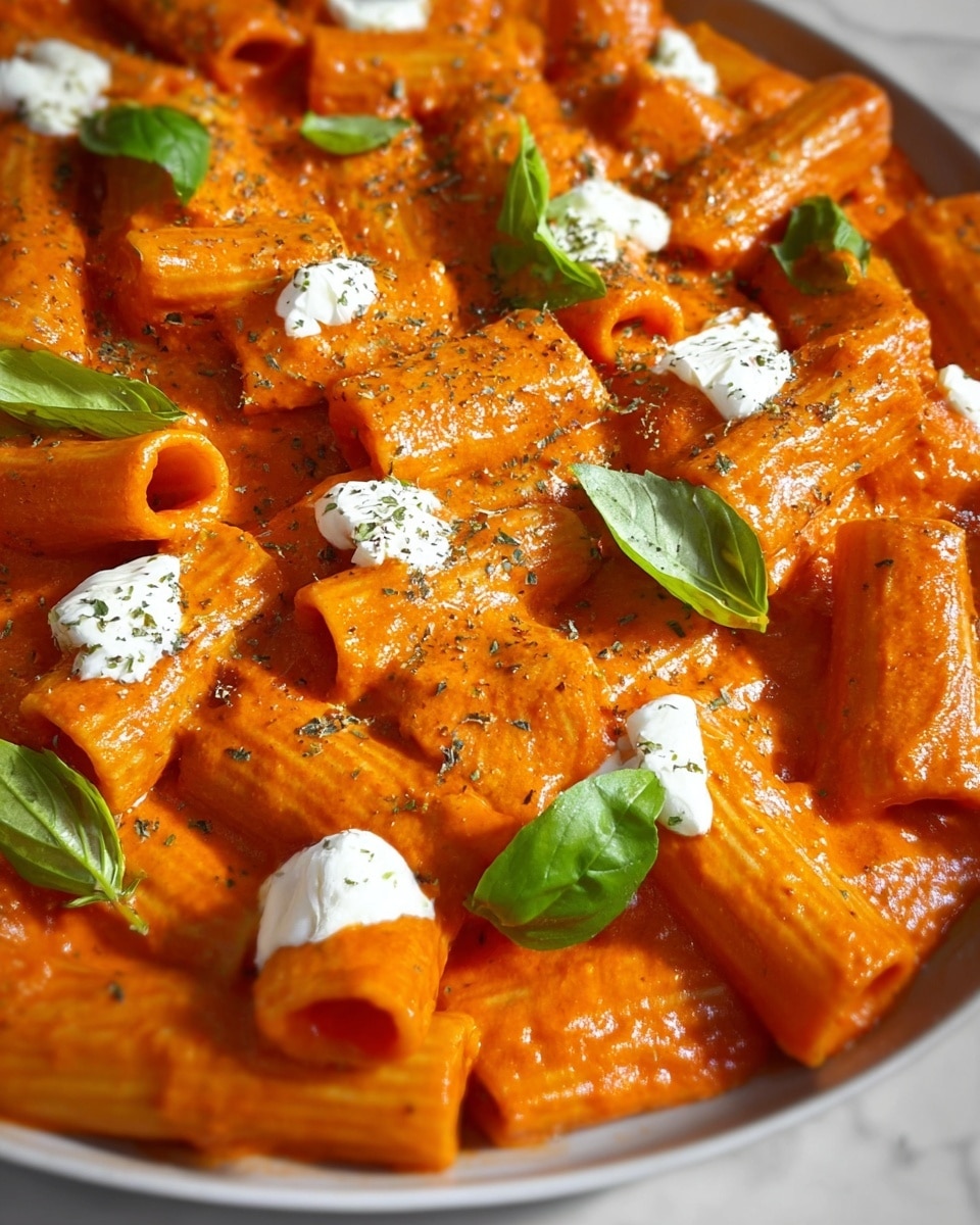 Creamy Tomato Rigatoni Recipe