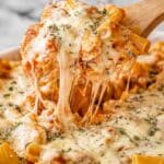 Creamy Baked Penne with Ground Beef Recipe