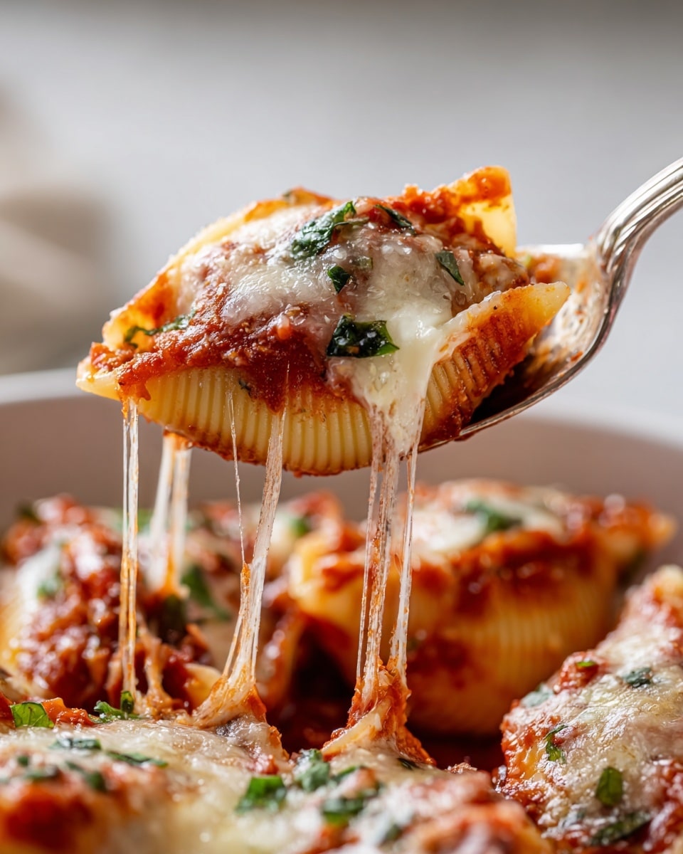 Easy Baked Stuffed Shells with Ricotta Recipe - Recipe Image