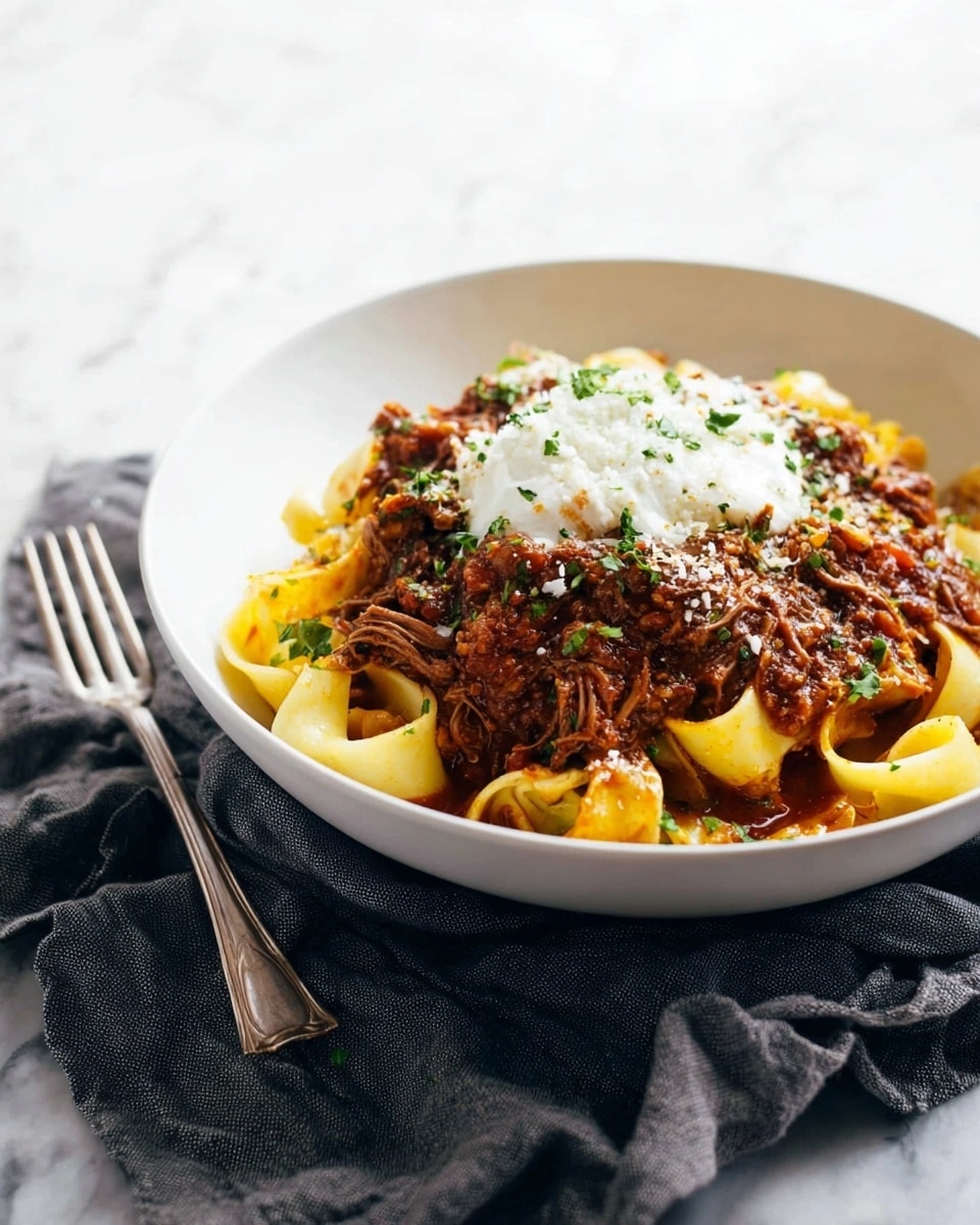 Slow Cooker Beef Ragu with Pappardelle Recipe