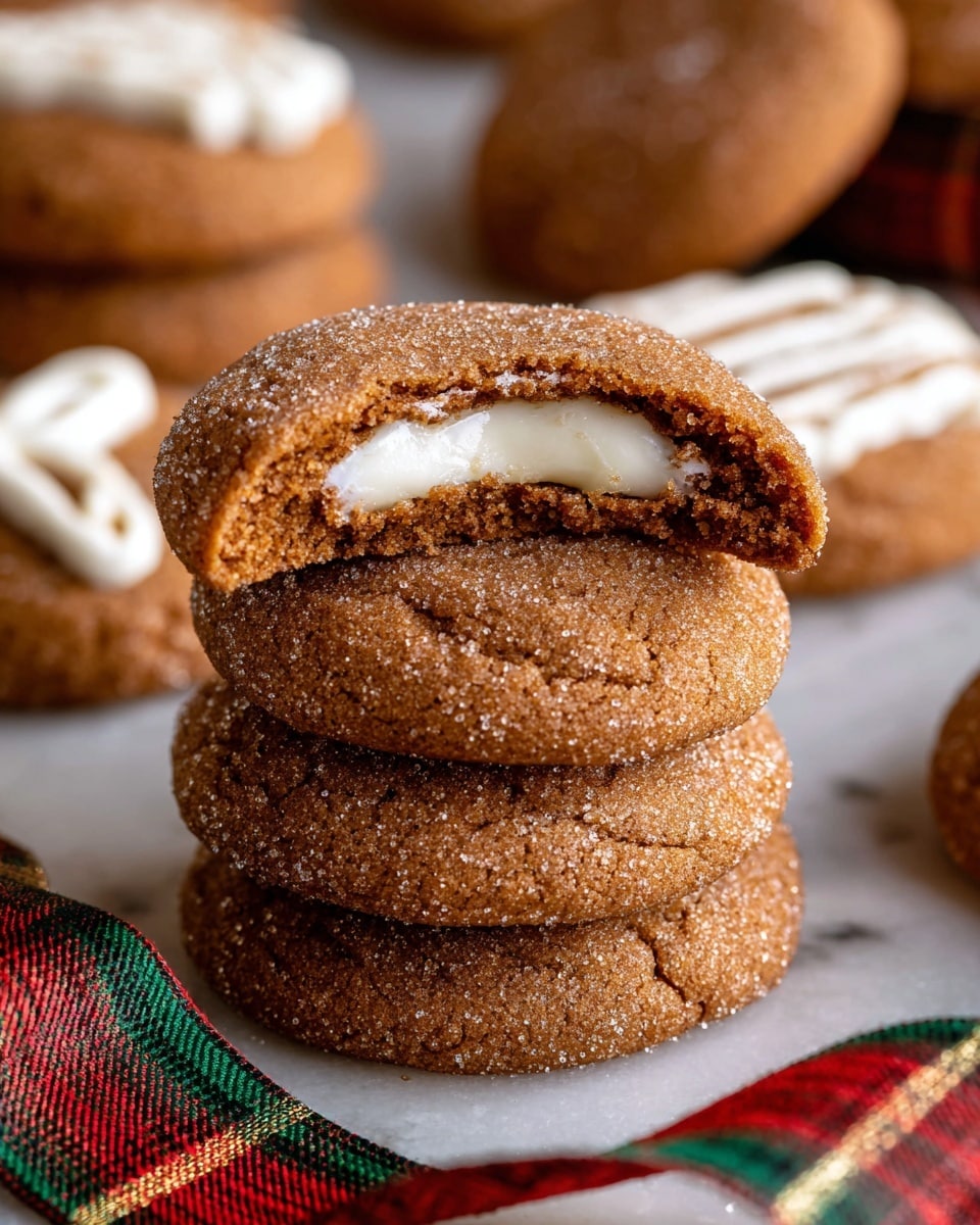 Gingerbread Cheesecake Cookies Recipe
