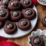 Chocolate Thumbprint Cookies with Ganache Recipe