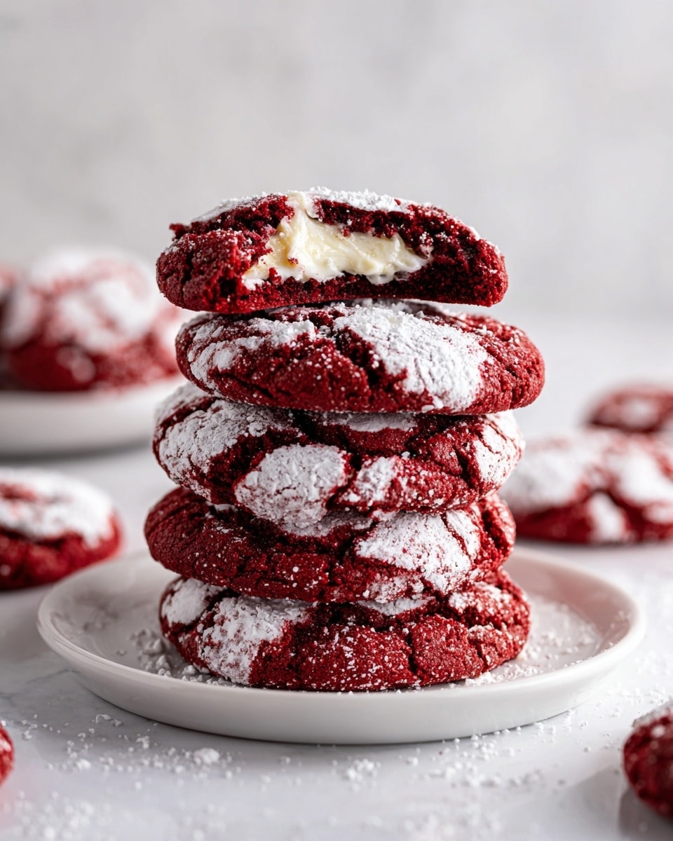 Cheesecake Stuffed Red Velvet Cookies Recipe