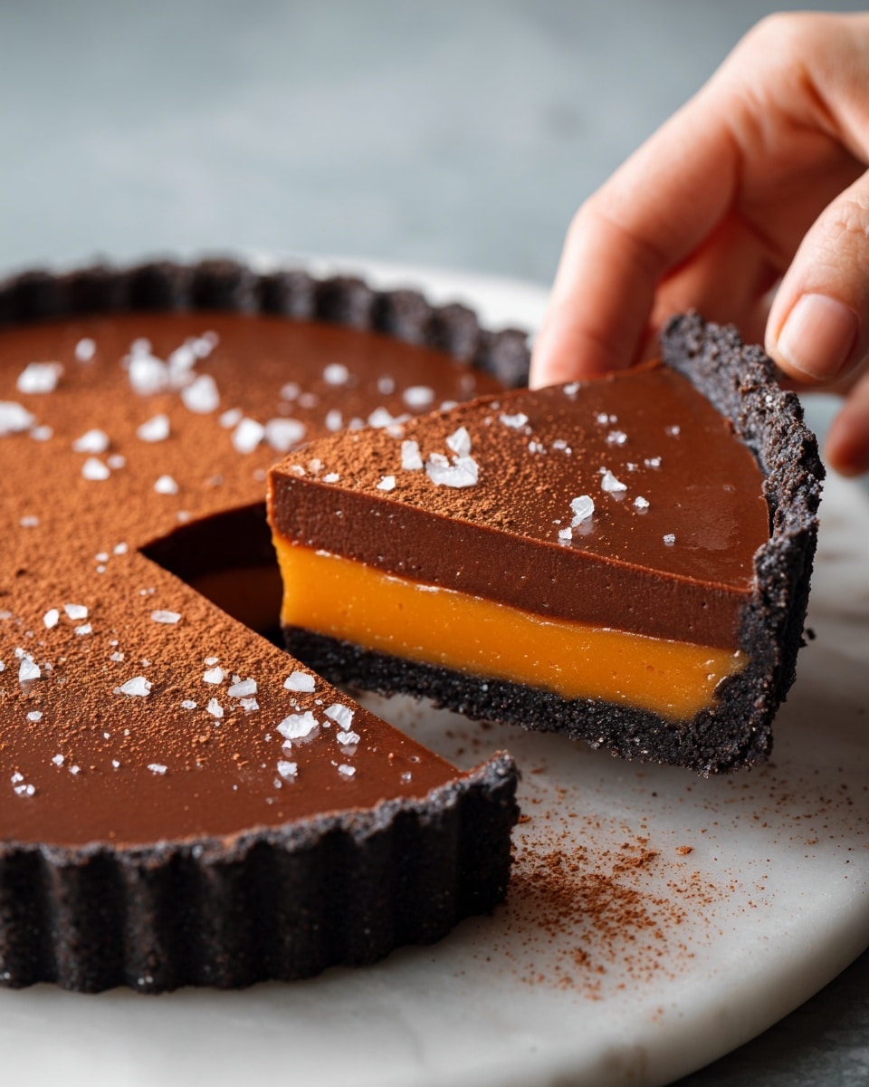 Salted Caramel Chocolate Tart Recipe