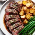 Garlic Herb Butter Oven Steak Recipe