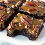 Caramel Pecan Turtle Brownies Recipe