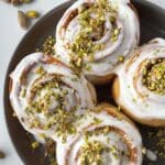 Pistachio Rolls with Cream Cheese Frosting Recipe