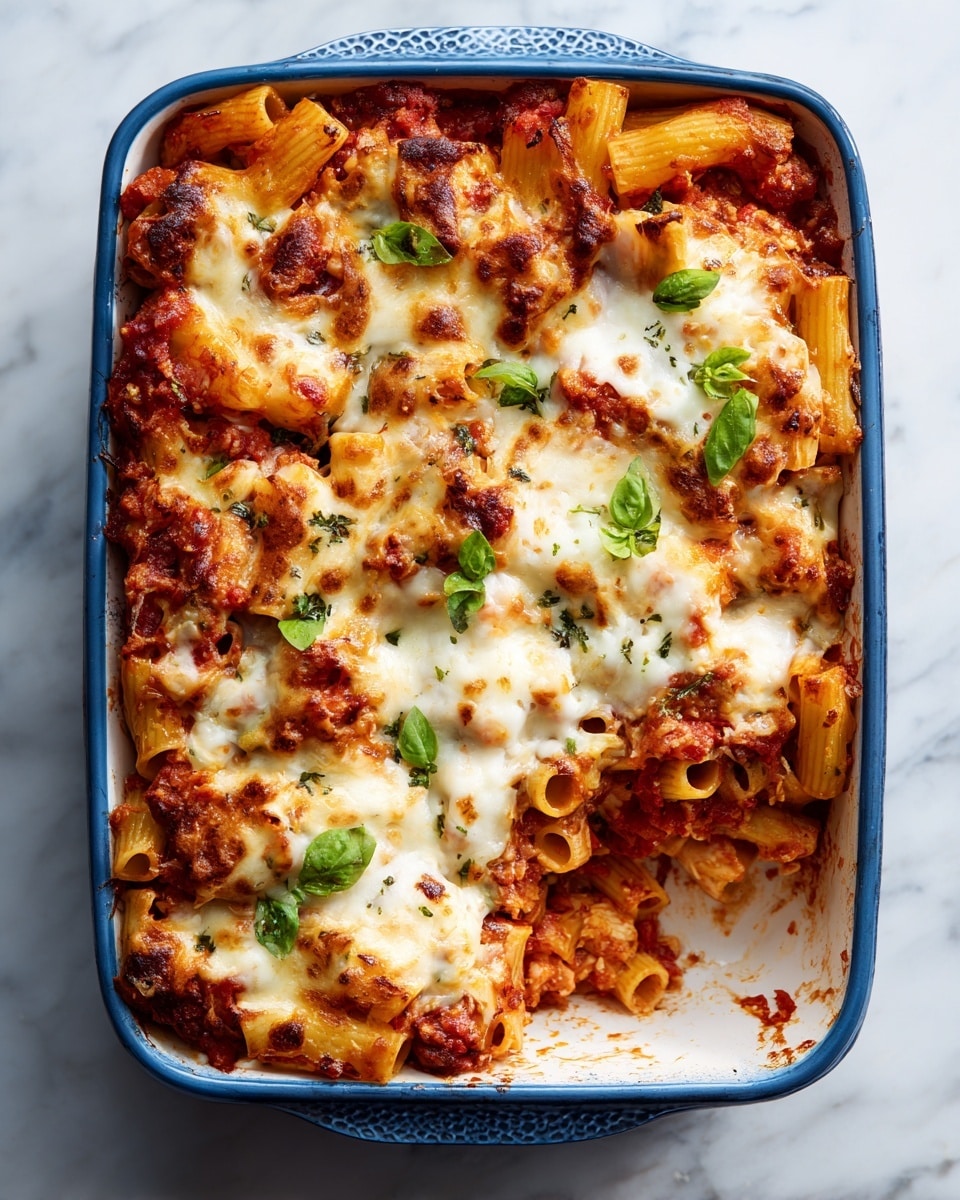 Vegetarian Baked Ziti with Ricotta and Vegetables Recipe