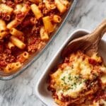 Baked Ziti with Ground Beef and Cheese Recipe