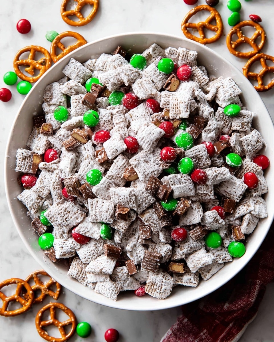 Christmas Reindeer Puppy Chow Recipe - Recipe Image