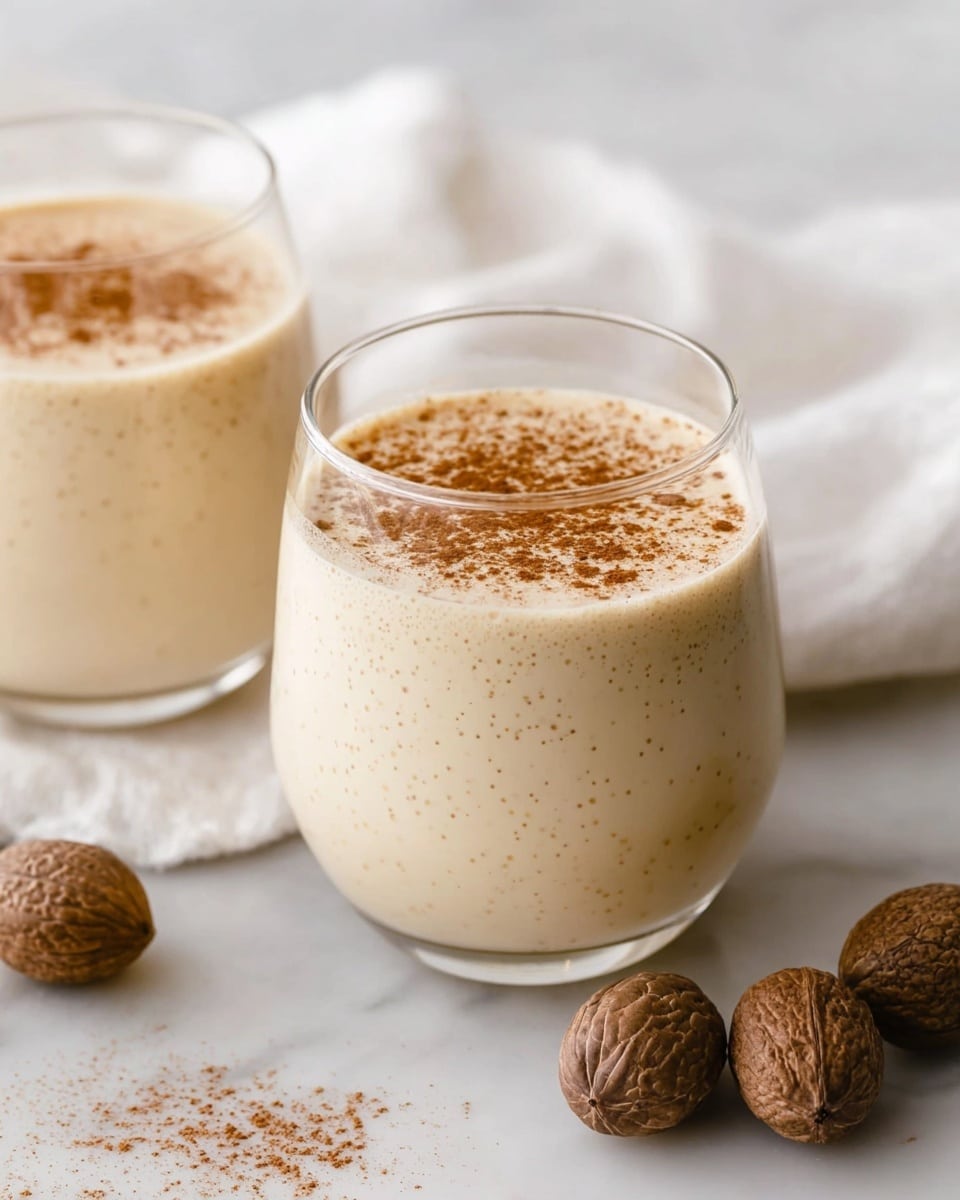Homemade Eggnog Recipe with Maple and Spices Recipe