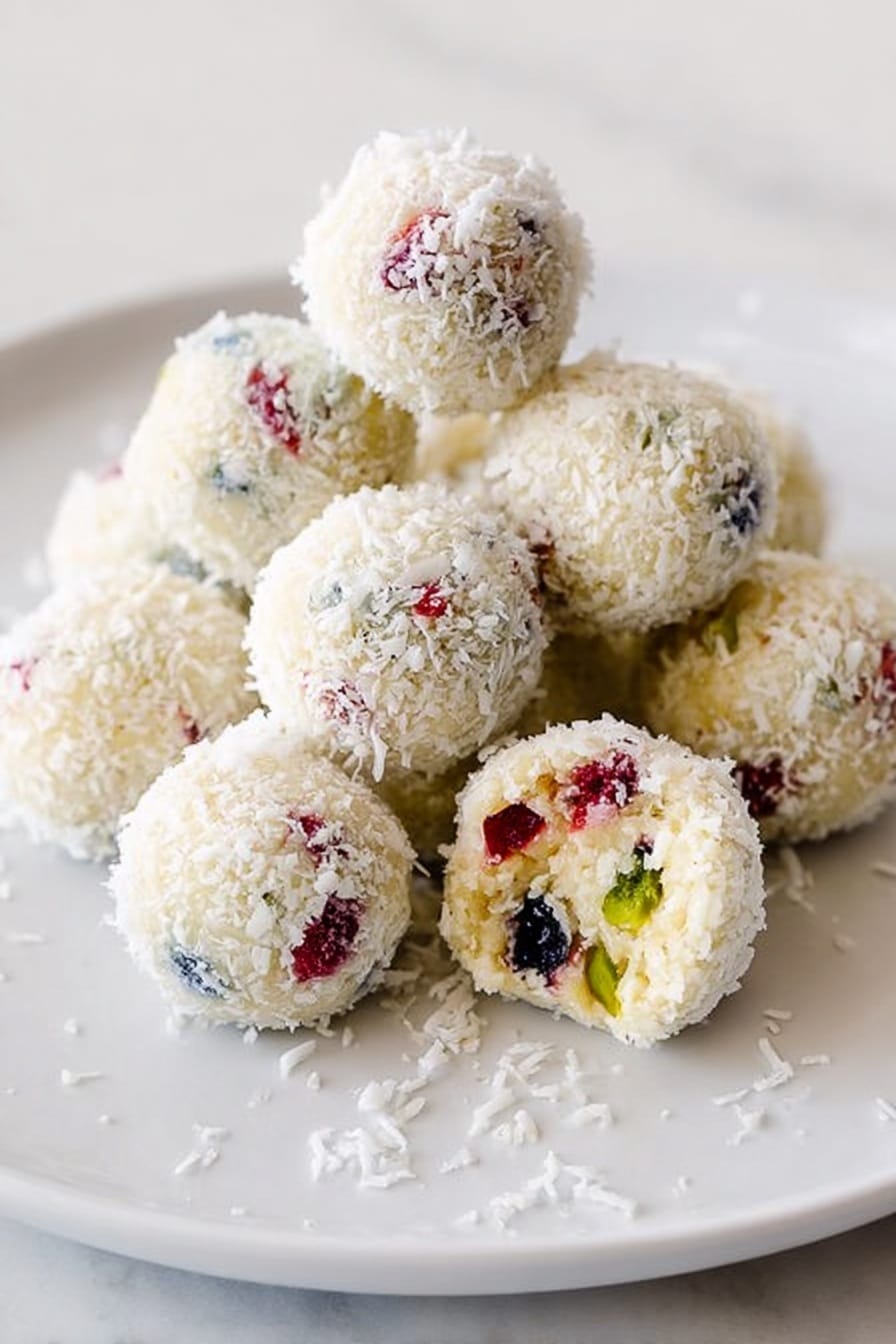 Grinchy Red Velvet Cake Bites Recipe - Serving