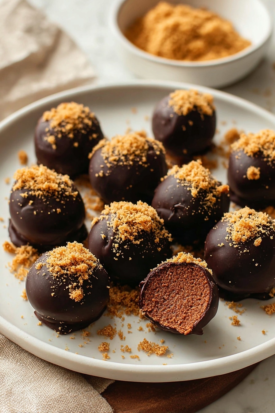 Chocolate Covered Gingerbread Truffles Recipe