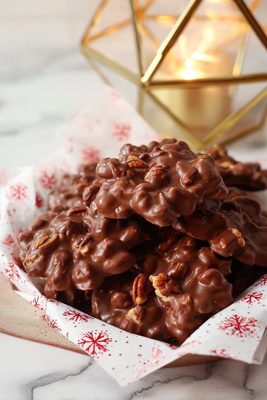 Easy Chocolate Peanut Clusters Recipe