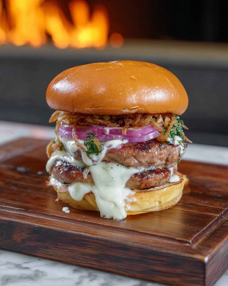 Grilled Choripan Sausage Burger Recipe