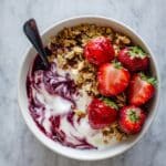 Healthy Yogurt and Fruit Granola Bowl Recipe