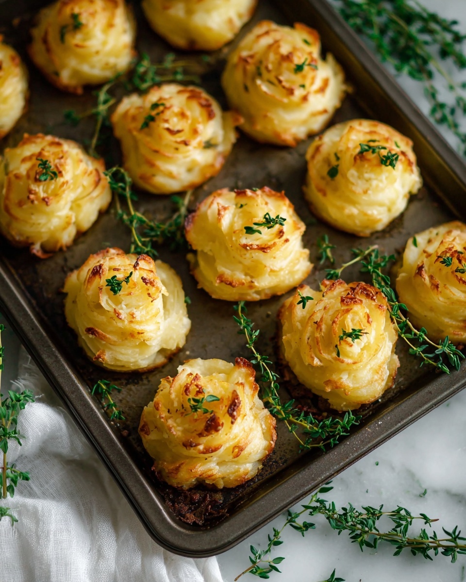 Crispy Duchess Potatoes with Parmesan Recipe