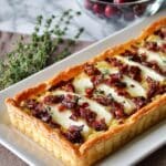 Cranberry Brie Tart with Pancetta Recipe