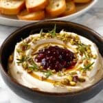 Creamy Whipped Brie with Cranberry & Pistachios Recipe