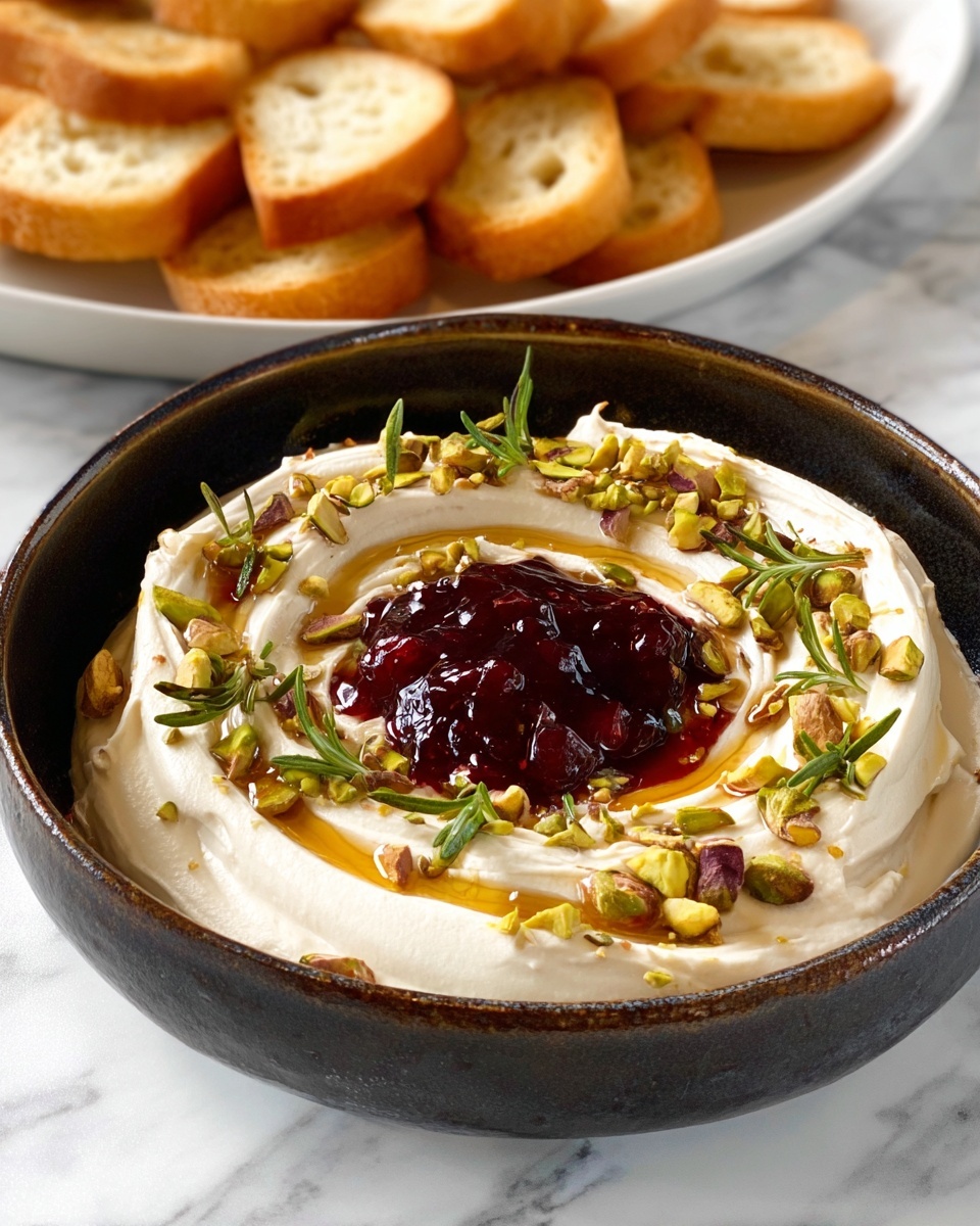 Creamy Whipped Brie with Cranberry & Pistachios Recipe
