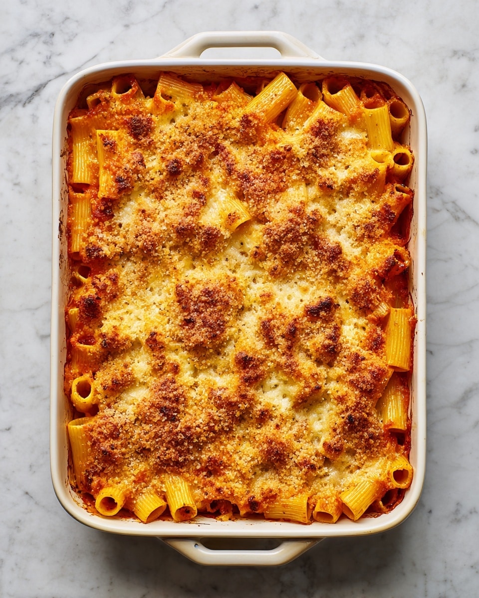 Cheesy Baked Ziti al Forno Recipe