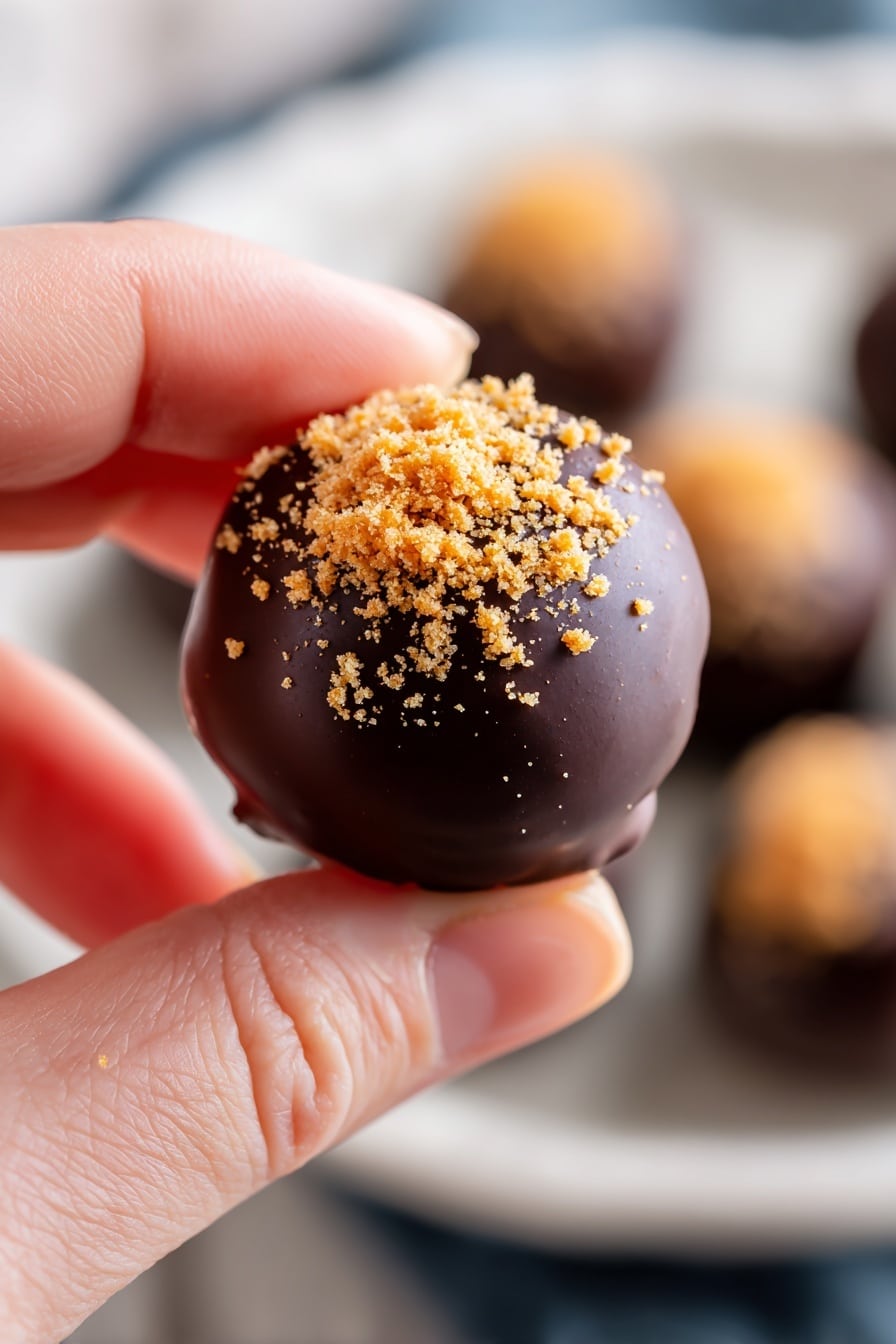 Chocolate Covered Gingerbread Truffles Recipe 8 Chocolate Covered Gingerbread Truffles Recipe - Serving