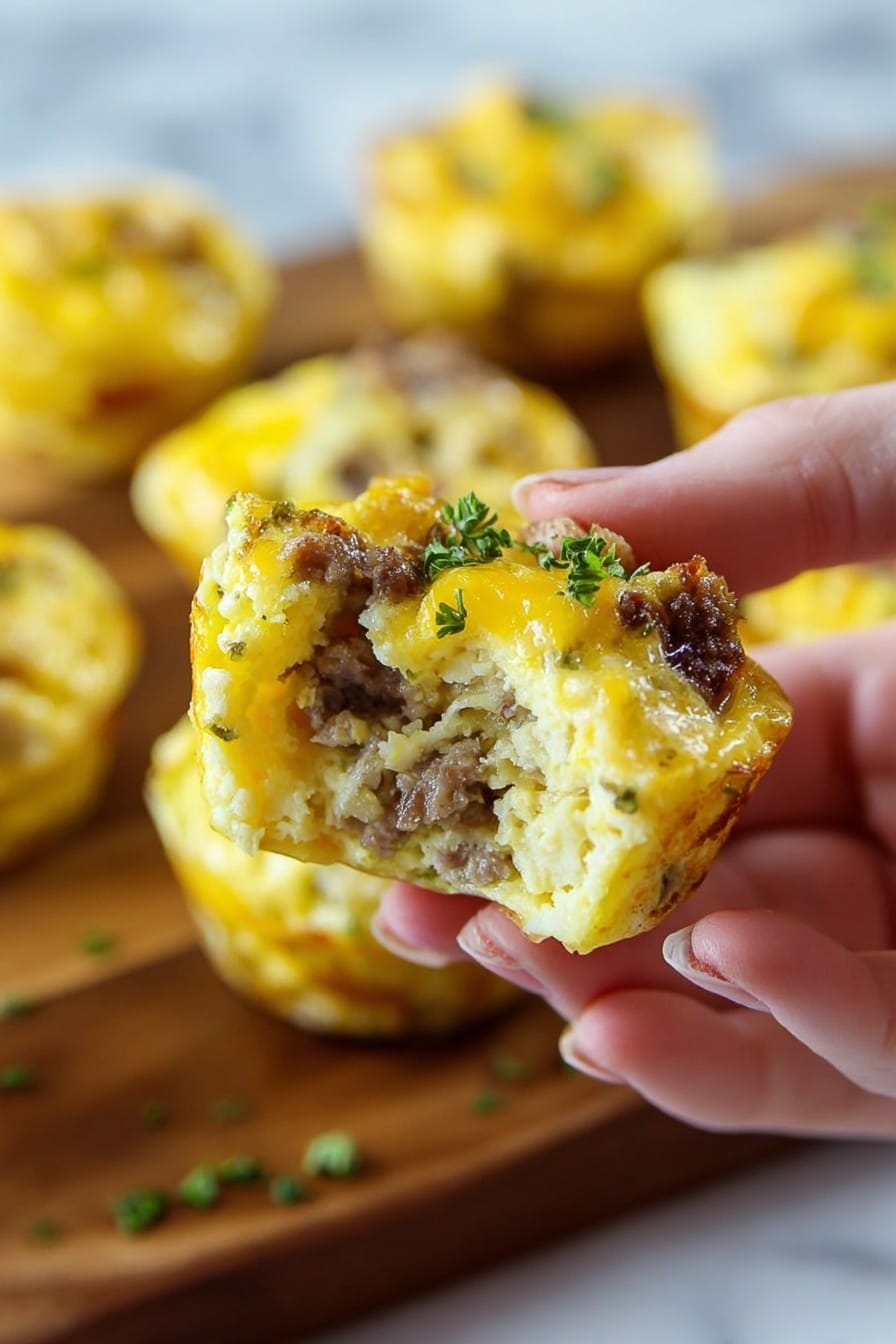 Spicy Sausage Egg Muffins Recipe