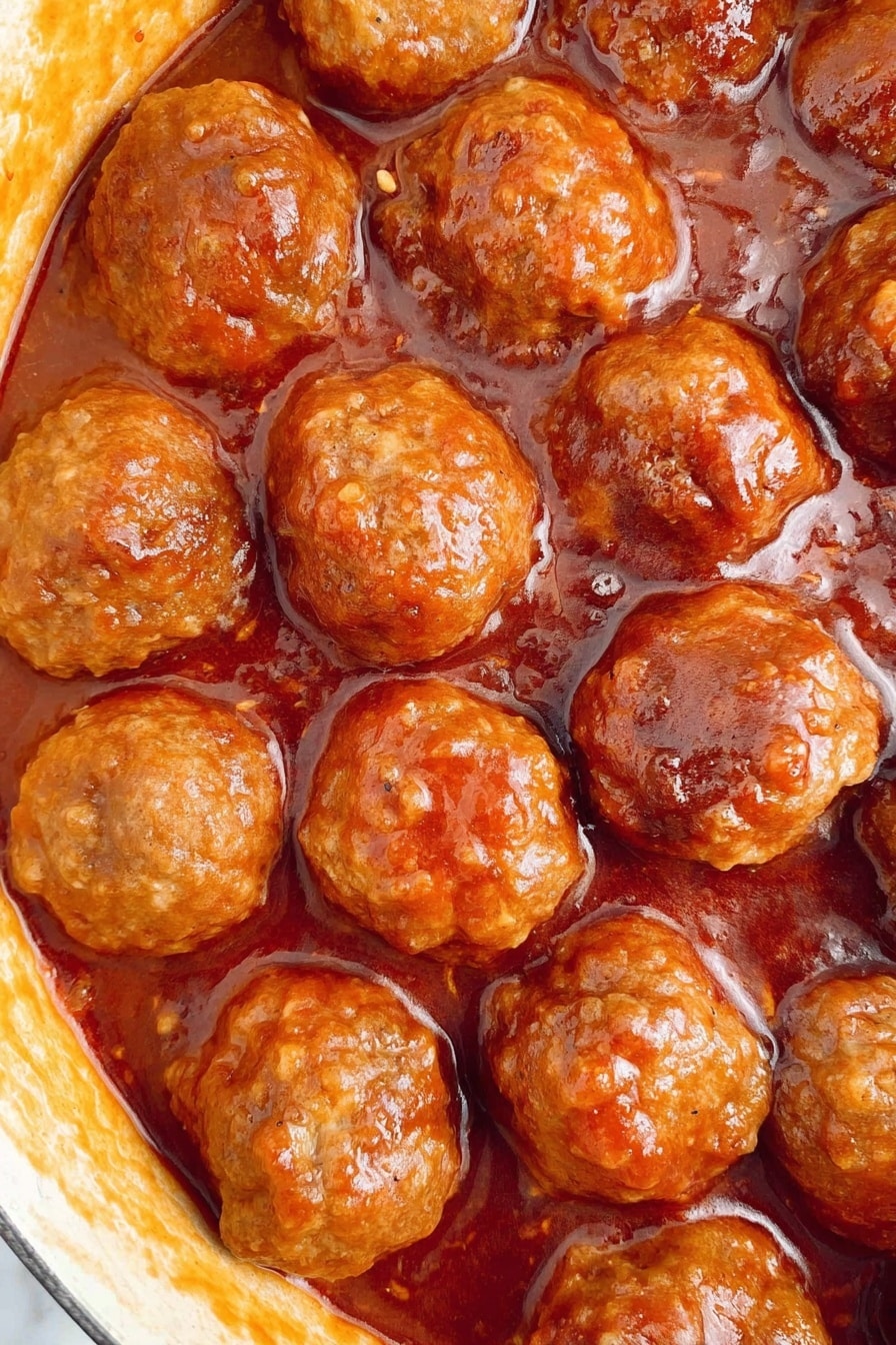 Cranberry BBQ Meatballs Recipe