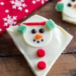 Snowman Candy Bark Recipe