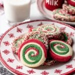 Colorful Christmas Pinwheel Cookies Recipe