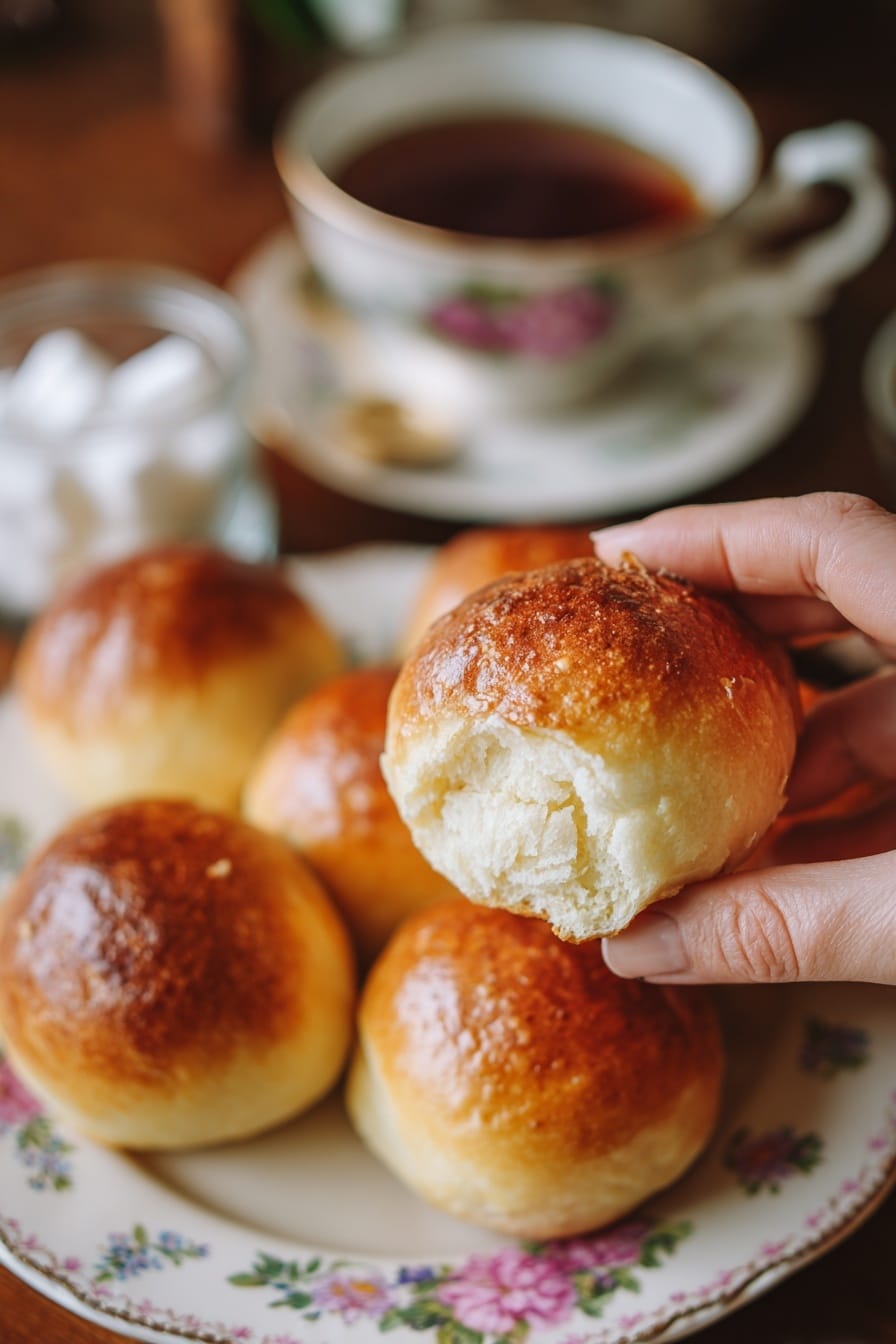 Sweet Puff Puff Recipe - Serving